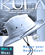 Evaporative Cooling Wide Brim Hat