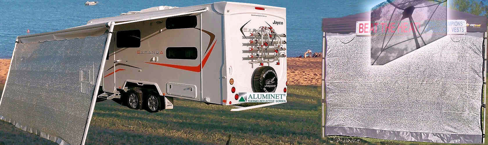 Silver Shade Mesh Panels